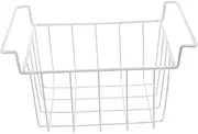 Generic Deep Freezer Organizer Bin Hanging Storage Rack for Freezer Organization Metal Wire Basket for Efficient Food Separation Easy to Clean