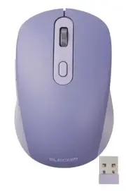 ELECOM Wireless Mouse Quiet Rechargeable OSMOD Six Bluetooth 2.4GHz 2-Device