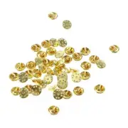 100PC Butterfly Clutch Badge Brooch Backings Clutches Pin Backs Replacement