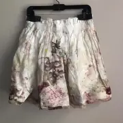 NWT Authentic Zimmermann Dancer Floral Ruffle-Trim Flip Mini Skirt size AU 2