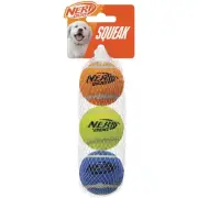 Nerf Dog 2 In. Squeak Tennis Ball (3-Pack) 5099 Nerf Dog 5099 Thermoplastic