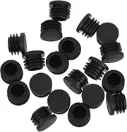 LAPYAPPE 20pcs Anti-Slip Threaded Pipe Plug Anti-Slip End Cover Air Pipe Air Compressor Artificial Ice Cubes Bicycle Valve Covers Washer Nozzle Hose Nozzle Red Nutcracker Vases Nylon Black