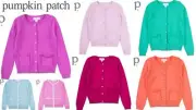 Pumpkin Patch Carly Rose Cardigans Two Pockets Gold Tone Buttons Size 2 RRP $30