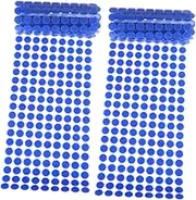 Angoily 900Pcs Blue Diameter Round Self Adhesive Hook and Loop Dot Tapes Strong Sticky Loop Tape for Crafting Home Organization and Labeling