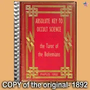 Antique Book Tarot Card Deck Occult Oracle Instructions Meaning Tell Fortune Kit