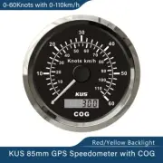 KUS Boat GPS Speedometer 0-60 Knots 110 km/h Marine /Truck Analogue Speed Gauge