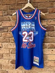 Michael Jordan NBA 1993 All Star Game Mitchell & Ness Authentic Jersey Sz 40 Med