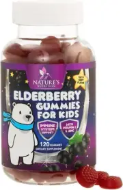 Elderberry Gummies for Kids Extra Strength Sambucus Nigra Gummy Vitamins - Tasty