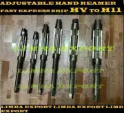 7 Pieces Set Pcs Adjustable Hand Reamers HV To H3 6 Blades 1/4" To 15/32"