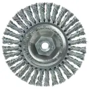 WEILER Mini Roughneck 4" Stringer Bead Wire Wheel (MADE IN THE USA) 13128