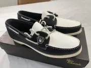 Allen Edmonds NIB MLB Team Brewers Boat Shoes Loafers Navy US 9.5 D