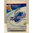 Safeguard Antibacterial Bar Soap 8 Bar Triclocarban White Touch of Aloe *New*