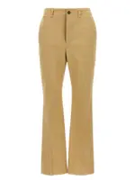 [Saint Laurent] Saint Laurent-Drill Pantaloni Beige-Donna 36FR