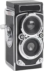 Mini Vintage Digital Camera, Portable Retro Twin Lens Reflex Style Digital Cameras, 1080P FHD Video 12MP Autofocus Vlogging Pocket Camera for Beginners Teens (32GB)