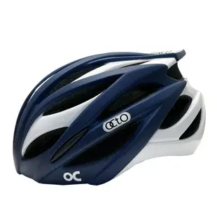 【騎蜂單車】OCTO-義大利 MARCO 517 透氣輕量安全帽 藍白 自行車安全帽