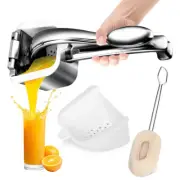 Stainless Steel Lemon Squeezer, Manual Fruit Squeezer‌ - Heavy Duty Stainless St