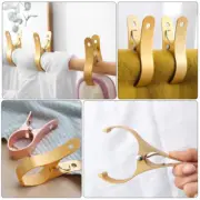 2 Pcs Clothespin Travel Baby Aluminum Alloy Clamps Clips Sunbed Towel