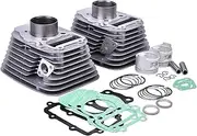 250cc Cylinder Head Overhaul Mat Piston Ring Gasket Top End Kit Set Assembly For XV250 XV250E XV250X XV V-STAR V STAR 250 08-15