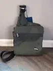 NWT Travelon Army Green Lge Anti Theft Messenger Style Shoulder Bag Style # 6278