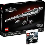 [BRICKCOMPLETE] Star Wars Lego Set: 75356 Superstar Destroyer Executor & 30654 X-Wing Starfighter (2 in 1, 18+)