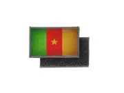 Flag patch printed badge country vintage cameroon