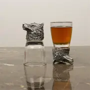 Wolf Personalised Shot Glass Set