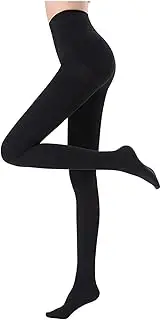 [HUAIMEN] Thick and Thin Models Tights for Women Winter Leggings Elastic Closure Wicking Breathable Lined Tights Seamless High Waisted for Daily Wear
