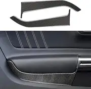Blazeray Carbon Fiber Door Panel Decoration Cover Trim Stickers Decal Car Interior Accessories for Ford Mustang GT 2015 2016 2017 2018 2019 2020(2PCS)