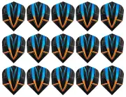 5 New Sets Harrows Fusion Standard Dart Flights - Ships w/ Tracking - Orange