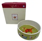 Department 56 Patience Brewster Krinkles 8” Ceramic Christmas Dog Pet Bowl
