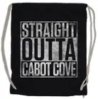 Straight Outta Cabot Cove Drawstring Bag Murder Fun She Arabesque Hobby Wrote