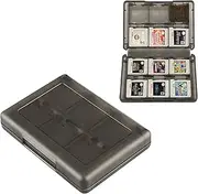 3DS Game Holder Card Case, 28-in-1 Game Holder Card Case Compatible with Nintendo NEW 3DS / NEW 3DS XL / 3DS / 3DS XL / DSi / DSi XL / DS / NEW 2DS /NEW 2DS XL / 2DS/ 2DS XL Catridge Storage Box (Black)