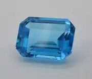 #JE287 NEW Beautiful Luster Natural Blue Topaz Gemstone 28.03