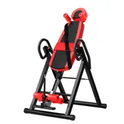 Home Inversion Table Gravity Stretcher Foldable Fitness Gym - Black and Red