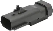 BIZOCA 1/5/10/20/50 Sets 2 Pin FCI Socket Electric Waterproof Automotive Connector 54200210 54200206 /(Dark Grey,1 Set_2P)