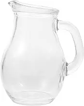 Glass Milk Pitcher 250ml Cream Pitcher Small Wine Jug Milk Dispenser Exquisite Craftsmanship for Home