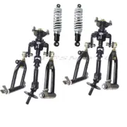 Go Kart Front Drive Half Shaft Axle Kit Suspension Swing Arm & 250mm Rear Shocks