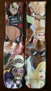 Custom Boondocks Dry Fit socks gamma laney oreo I III IV V TshirtConnex
