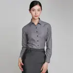 OFFICESTAR正裝女士長袖襯衫00029005BA黑條紋