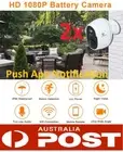 2x Pripaso 1080P Wireless Battery Camera Powered Rechargeable Waterproof Camera