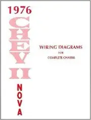 1976 76 NOVA/CHEVY II WIRING DIAGRAM MANUAL