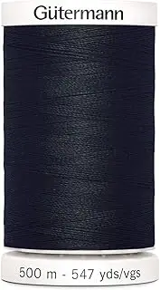 Gutermann Black 500mtr/547yd Sew-All Polyester Thread, 5.5x3.5x3.5 cm