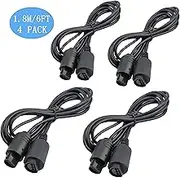 N64 Extension Cables for Nintendo N64 64 Controller 4 Packs 6 feet