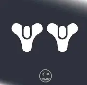 DESTINY Sticker Decals 2 X 55mmWX51mmH Playstation4 PS4 X1 Console Gaming o)