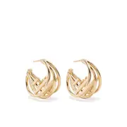 [Fendi] Fendi F Is Fendi Earrings ONE SIZE GOLD
