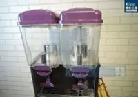 在飛比找Yahoo!奇摩拍賣優惠-KIPO-商用果汁機 雙槽飲料機12公升*2 冷熱兩用 噴淋