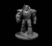 Iron Golem Mini - DND - Pathfinder - Dungeons & Dragons - RPG - Tabletop - mz425