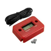 Digital Tachometer Tach/Hour Meter RPM for 2/4 Stroke Motorcycle Boat Outboard