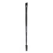 Browgame Signature Dual Ended Brow Brush - Features Premium Synthetic Bristles - Two Brushes In One - Perfectly Shapes Brows - Vegan And Cruelty Free - Perfect For Touch-Ups On The Go - 1 Pc