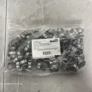 100 Pack Bluefin 1/2"Stainless Steel Pipe PEX Clamps PXCL050